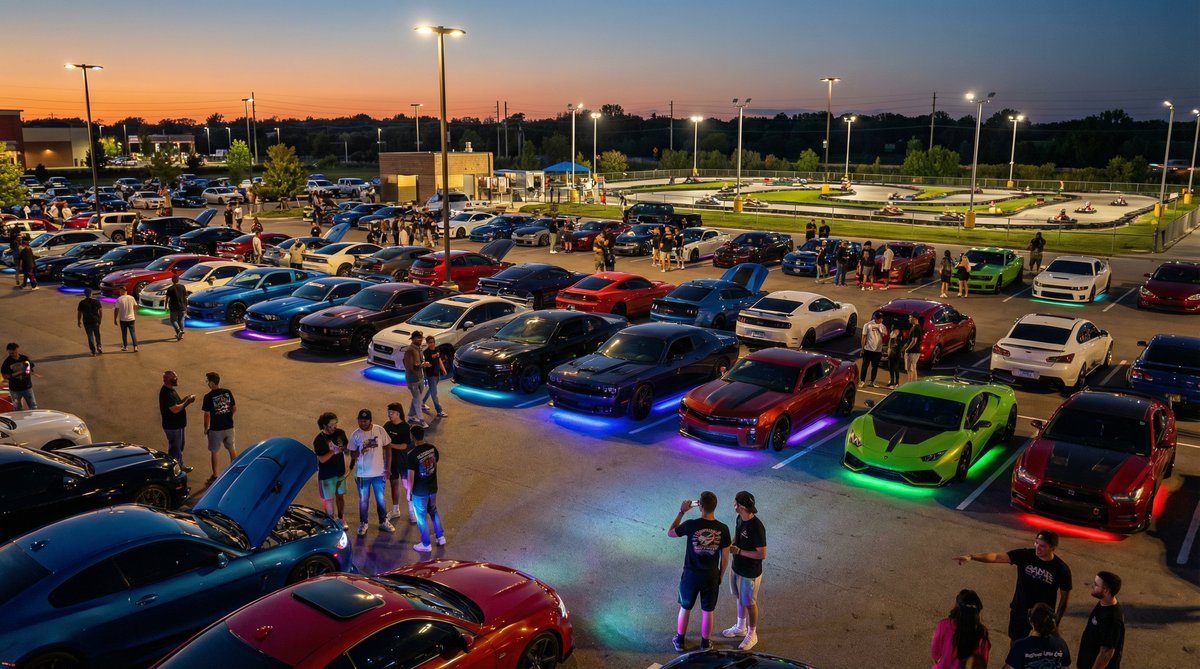 推特汽车聚会视频